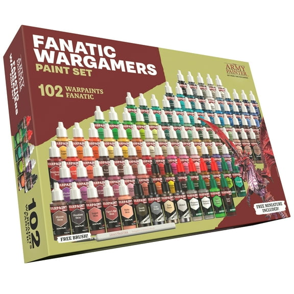 Army Painter, The Fanatic - Wargamers Paint Set New