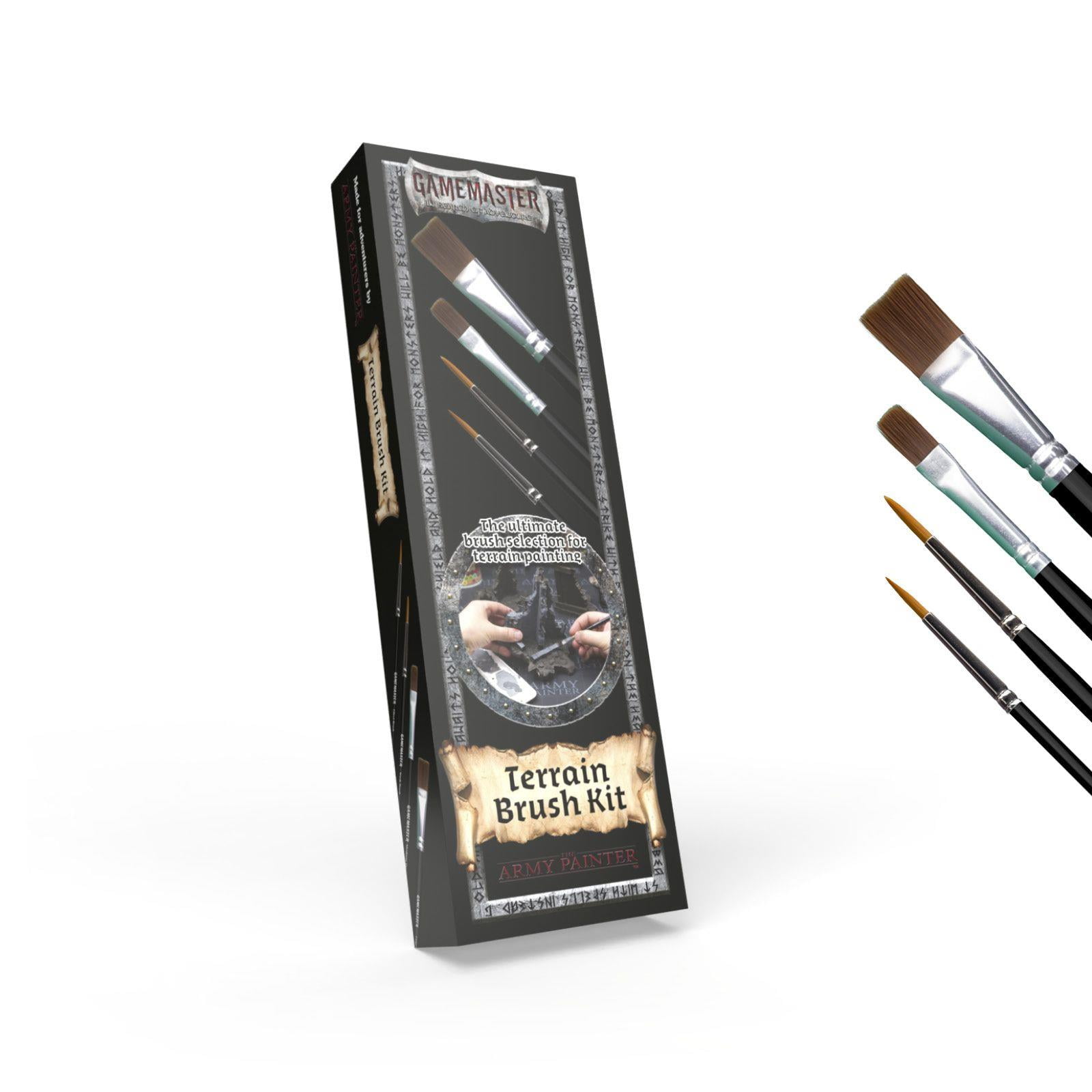 Army Painter, The Gamemaster Terrain Brush Kit New