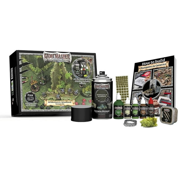 Army Painter, The Wilderness & Woodlands Terrain Kit New