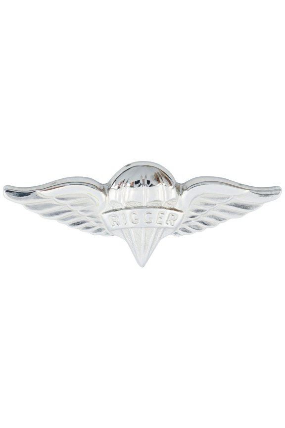 Army Parachute Rigger Regulation Size Badge Mirror Finish