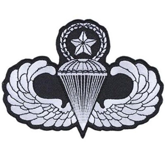 Army Paratrooper Master Patch - 4.23 in. - Durable Embroidery
