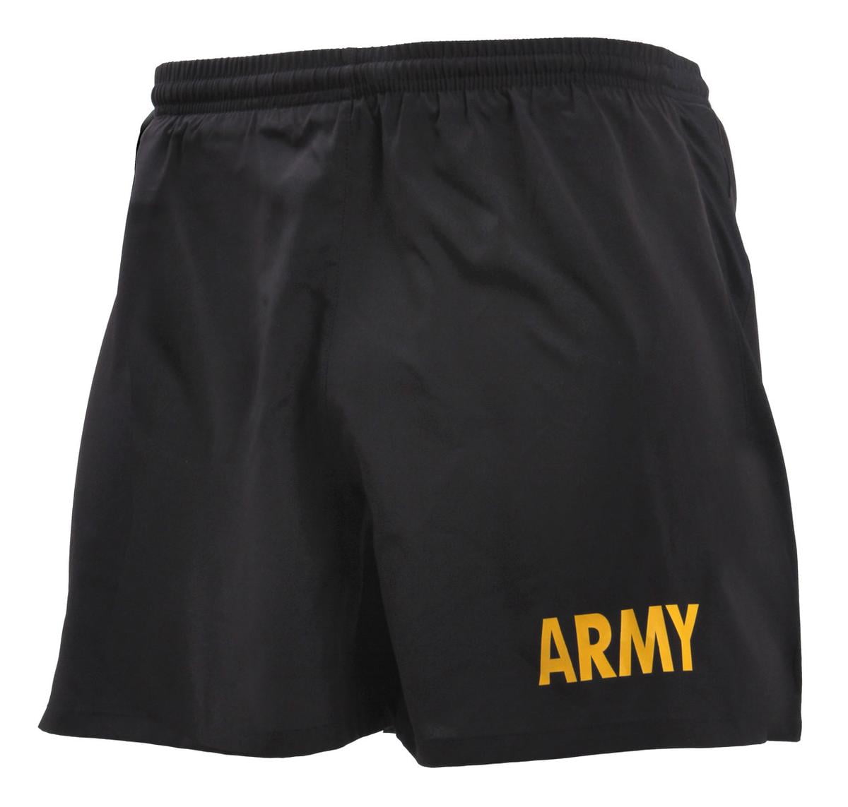 Army Physical Training PT Shorts, Black, Medium - Walmart.com