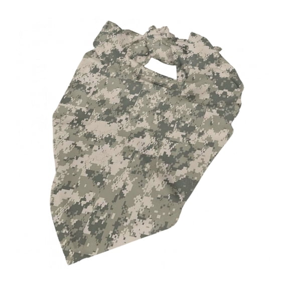 Army Pixel Camouflage Dog Bandana Dog Scarf Adjustable Bib Handkerchief Accessories For Small Medium Large Dogs