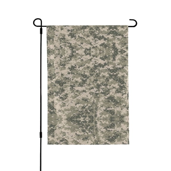 Army Pixel Camouflage Garden Flag 28x40 Double Sided Large Stained House Yard Flag For Outside Porch Lawn Decor