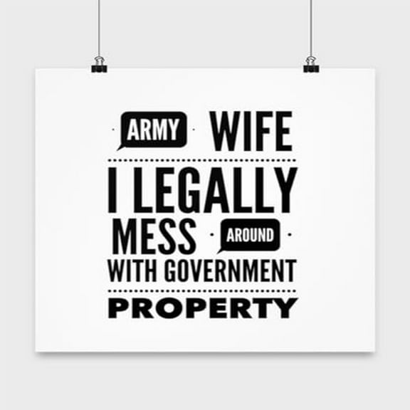 Army Poster Art - Military Enthusiast - 13x13 Poster Print - Home Decor