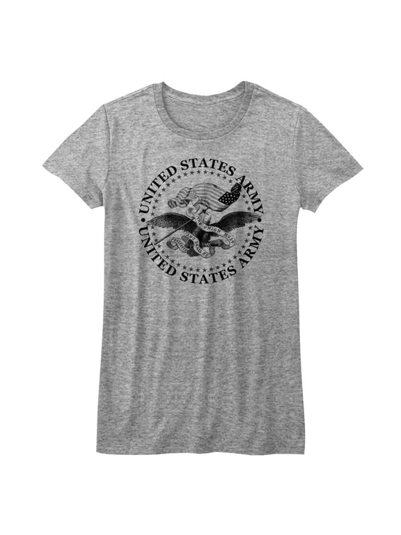 Army Preserved Gray Heather Junior Women's T-Shirt
