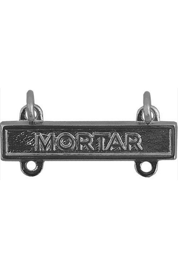 Army Qualification Bar Mortar (Oxidized Finish)