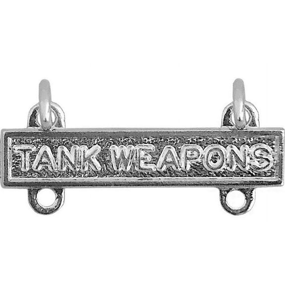 Army Qualification Bar Tank Weapons (Mirror Finish)