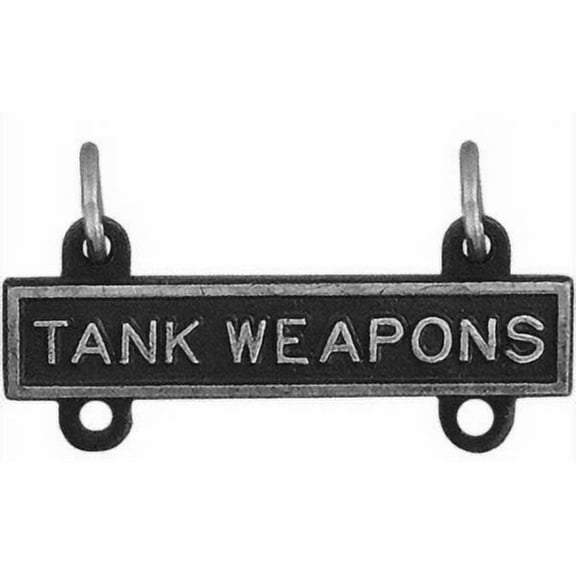 Army Qualification Bar Tank Weapons (Oxidized Finish)
