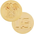 thumbnail image 1 of Army Quartermaster Branch Insignia Enlisted with US Insignia, 1 of 6