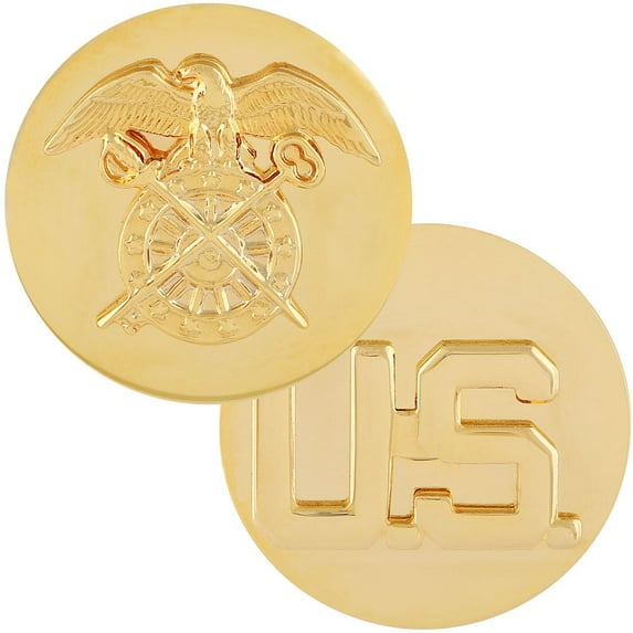 Army Quartermaster Branch Insignia Enlisted with US Insignia