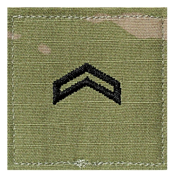 Army ROTC OCP Hook & Loop Corporal Patch