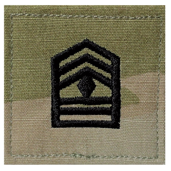 Army ROTC OCP Hook & Loop First Sergeant Patch