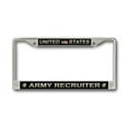 thumbnail image 1 of Army Recruiter License Plate Frame, 1 of 1