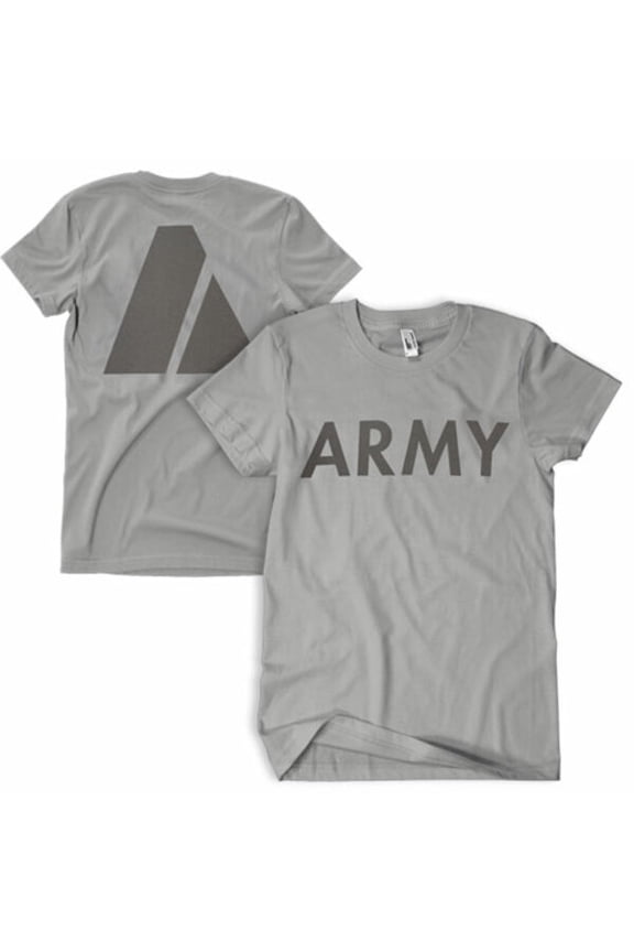 Army Reflective T-shirt, Grey Small