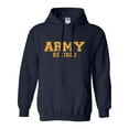 thumbnail image 1 of Army Retired GOLD logo Hooded Sweatshirt, 1 of 3