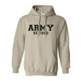thumbnail image 1 of Army Retired Hooded Sweatshirt in Sand, 1 of 3