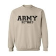 thumbnail image 1 of Army Retired Military Style Physical Training Crewneck Sweatshirt, 1 of 3