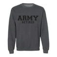 thumbnail image 1 of Army Retired Military Style Physical Training Crewneck Sweatshirt, 1 of 3