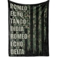 thumbnail image 1 of Army Retirement Blanket Gifts for Men - 50" x 65" Throw, Flannel Blanket - Retirement Gifts for Birthday, Christmas - Flag, 1 of 5
