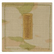 Army Second Lieutenant Rank OCP with Hook and Loop