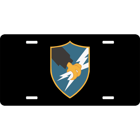 Army Security Agency License Plate
