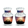 thumbnail image 1 of Army Shadow Unique Compact Keepsake for Timeless Love - Sleek Mini Urn for Adult Female Memories Funeral Urns For Human Ashes - Memorial Urns 3 Inch, Set Of 2, 1 of 5