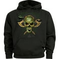 thumbnail image 1 of Army Skull Hoodie Men's Sweatshirt Black, 1 of 1
