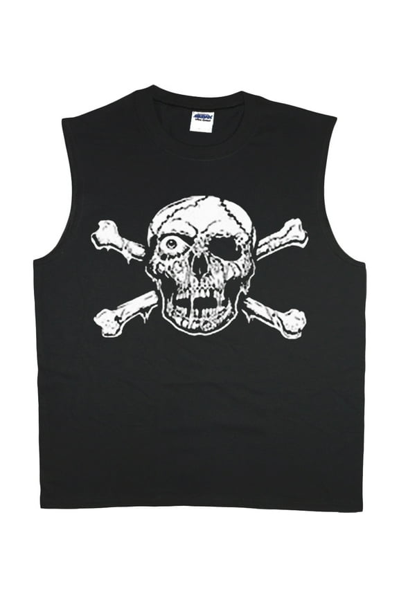 Army Skull t-shirt sleeveless t-shirt muscle tee for men