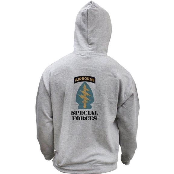 Army Special Forces Full Color Veteran Pullover Hoodie