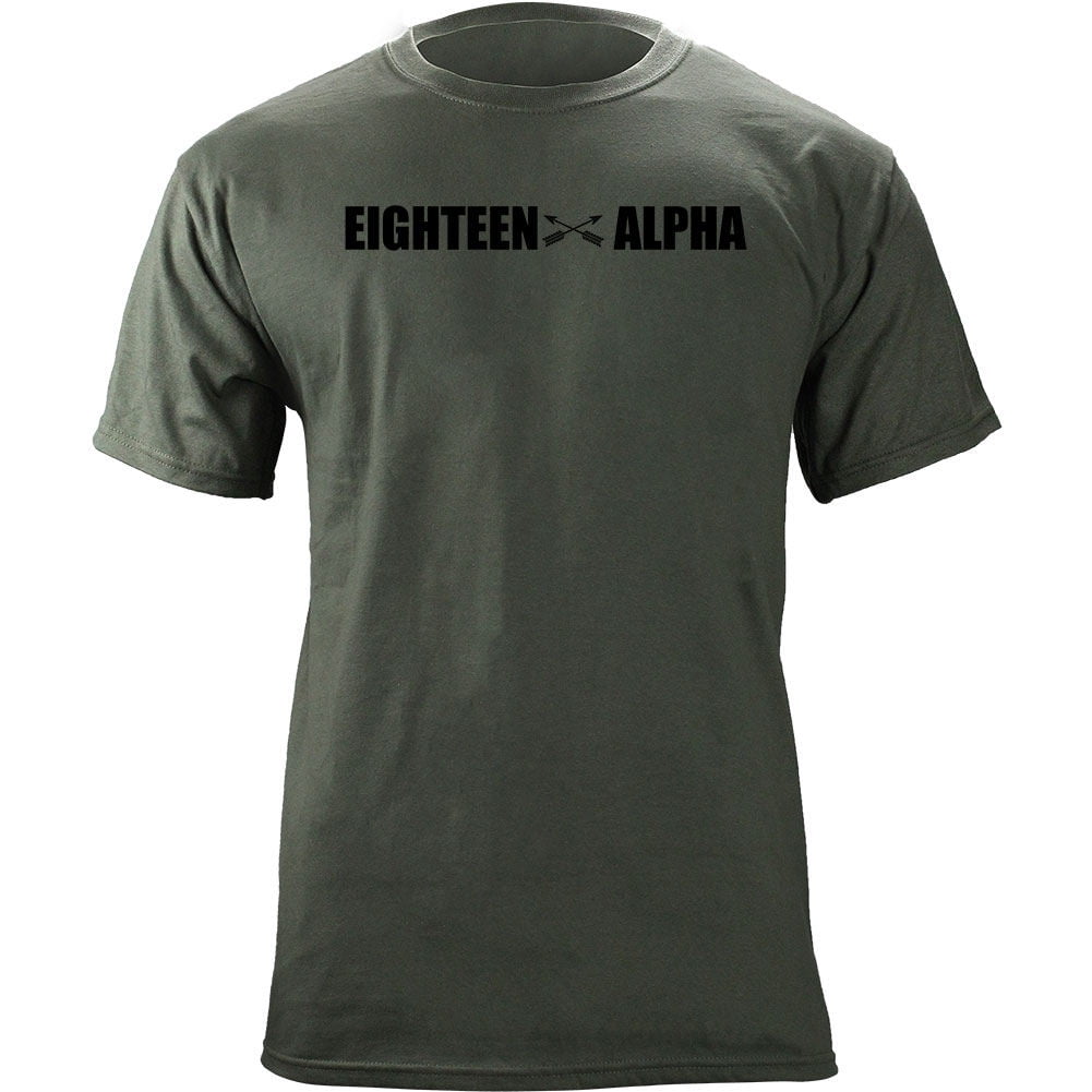Army Special Forces MOS 18 Alpha 18A Veteran TShirt