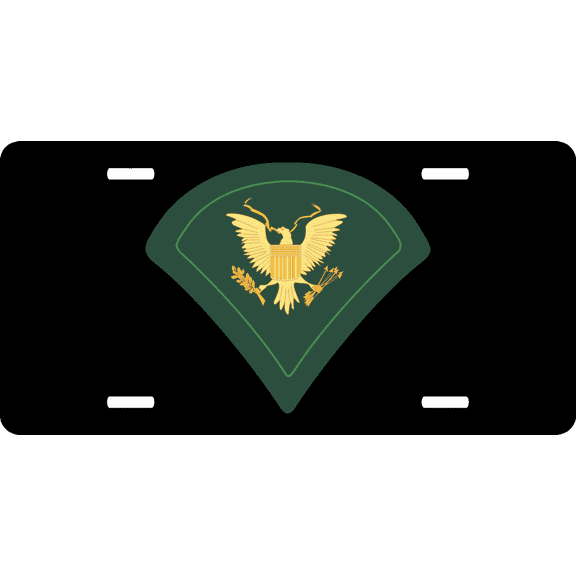 Army Specialist License Plate