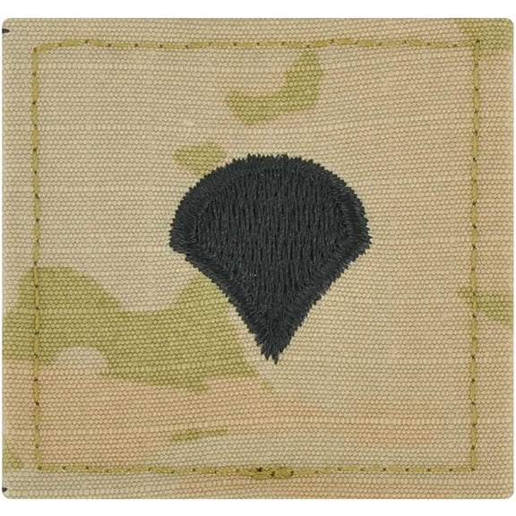 Army Specialist Rank OCP/Scorpion With Hook And Loop