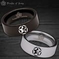 thumbnail image 1 of Army Star Skull Tungsten Carbide Ring, 1 of 9