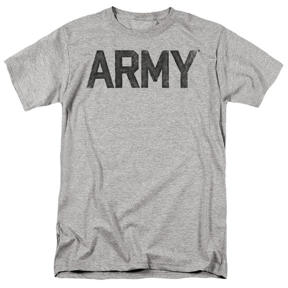 Army Star Unisex Adult T Shirt, Athletic Heather, 6X-Large