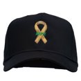 thumbnail image 1 of Army Support Ribbon Embroidered Cap - Black OSFM, 1 of 5