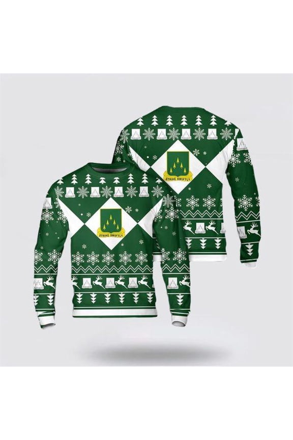 Army Sweater, US Army 70th Armor Regiment Christmas Sweater