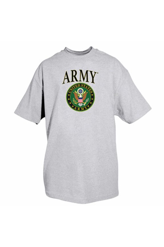 Army T-shirt, Heather Grey - Large