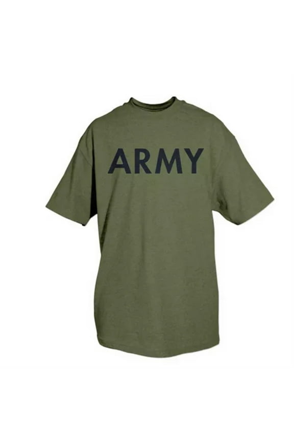 64-551 XL Army One-Sided Imprinted T-Shirt