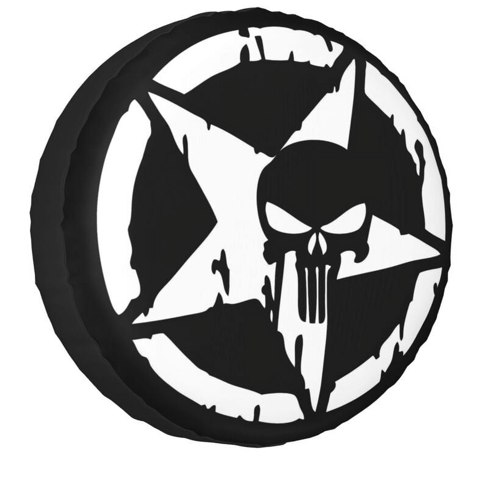 Army Tactical Star Spare Wheel Cover 4x4 SUV Pentagram Tire Protector