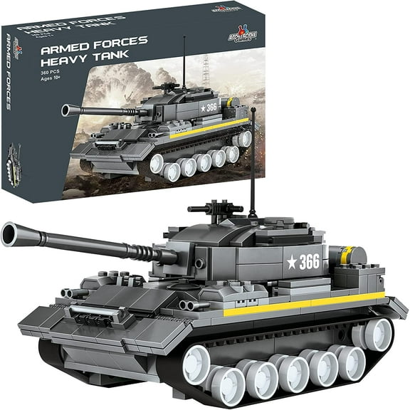 Army Tank Building Block Set - 340Pcs