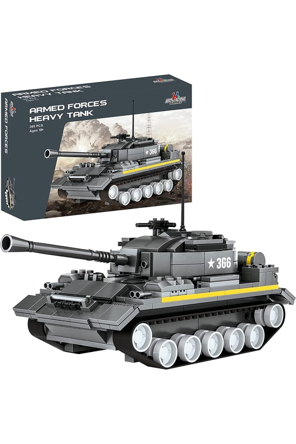 Army Tank Building Block Set - 340Pcs