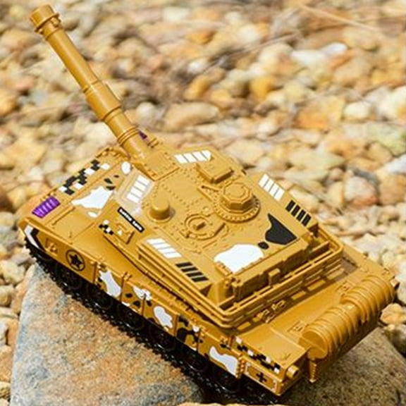 Army Tank Friction Powered Car, Camouflage Military Vehicle, Realistic Tank Model