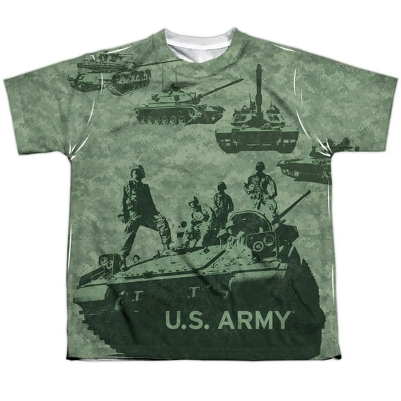 Army - Tank Up - Youth Short Sleeve Shirt - Large