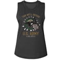 thumbnail image 1 of Army This We Will Defend Charcoal Women's Muscle Tank T-Shirt S, 1 of 2