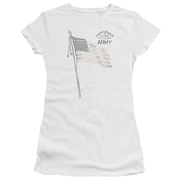 Army - Tristar - Juniors Teen Girls Cap Sleeve Shirt - Small