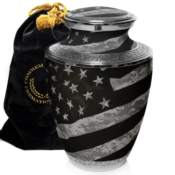 Army UCP Flag Military Cremation Urns for Human Ashes Adult Urns for Cremation Ashes Urns for Adult Cremation Ashes Urns for Ashes Cremation Urns for Human Ashes Adult 200 Cubic Inches Large