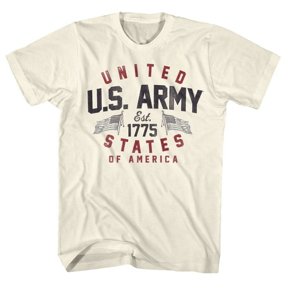 Army US 1775 Natural Adult T-Shirt