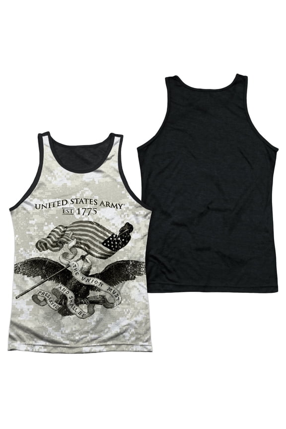 Army - Union - Black Back Tank Top - Small