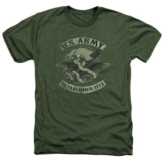 Army - Union Eagle - Heather Short Sleeve Shirt - Small